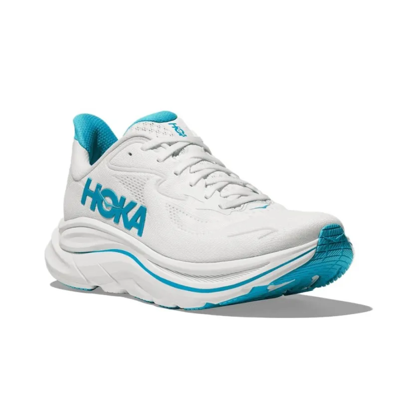 HOKA ONE ONE CLIFTON 10 Cushioning, Wear Resistant Low Top Casual Running Shoes Men's White-2