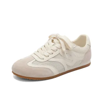 JOSINY Shock Absorbing, Non Slip, Wear Resistant, Breathable And Lightweight Low Top Casual Shoes Women's White