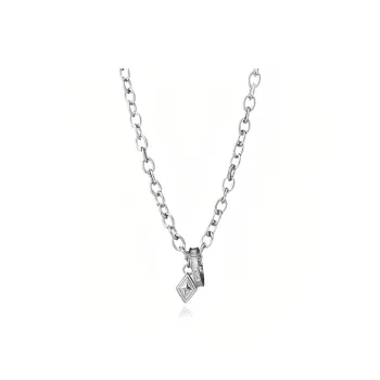 FOREVER MELODY Titanium Steel Necklaces Men's