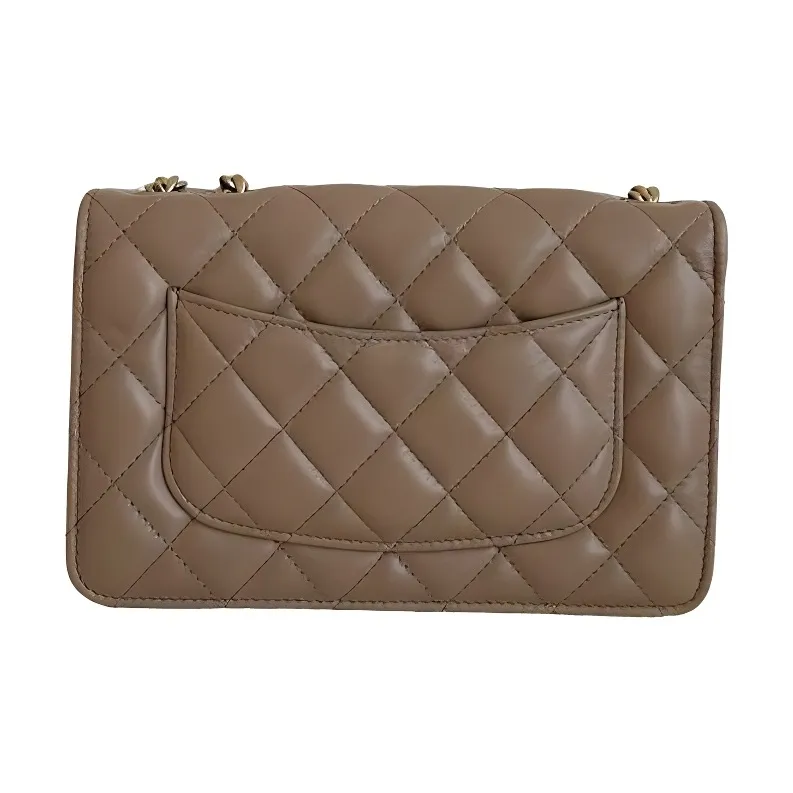 CHANEL Adjustable Strap Woc Beige AP3043-1