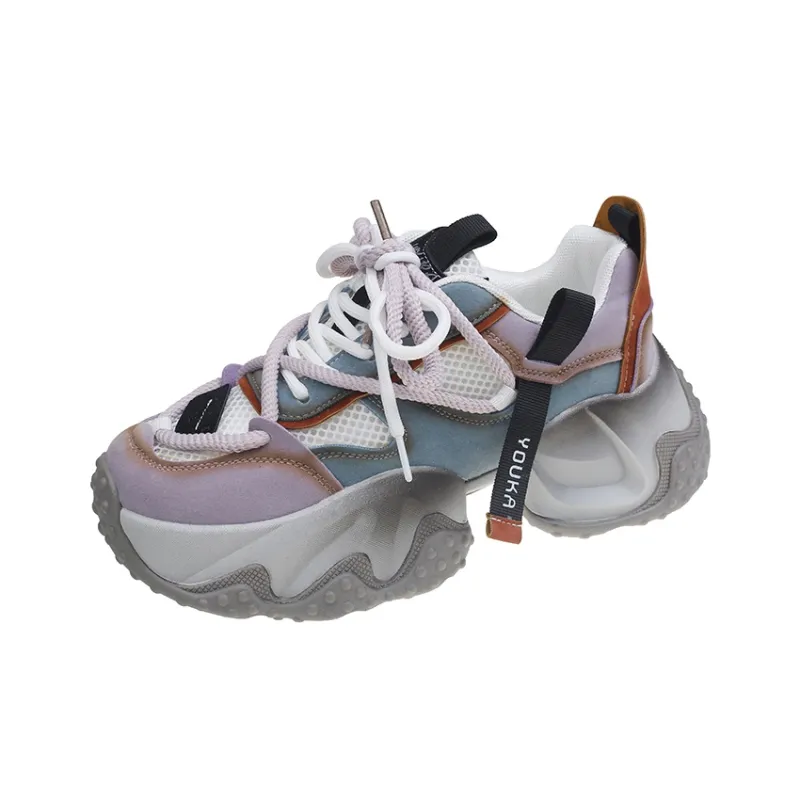 Dragon Dance Breathable Low Top Chunky Sneakers Women's-10