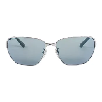 Balenciaga Metal Acetate Rectangular Sunglasses Men's Gold