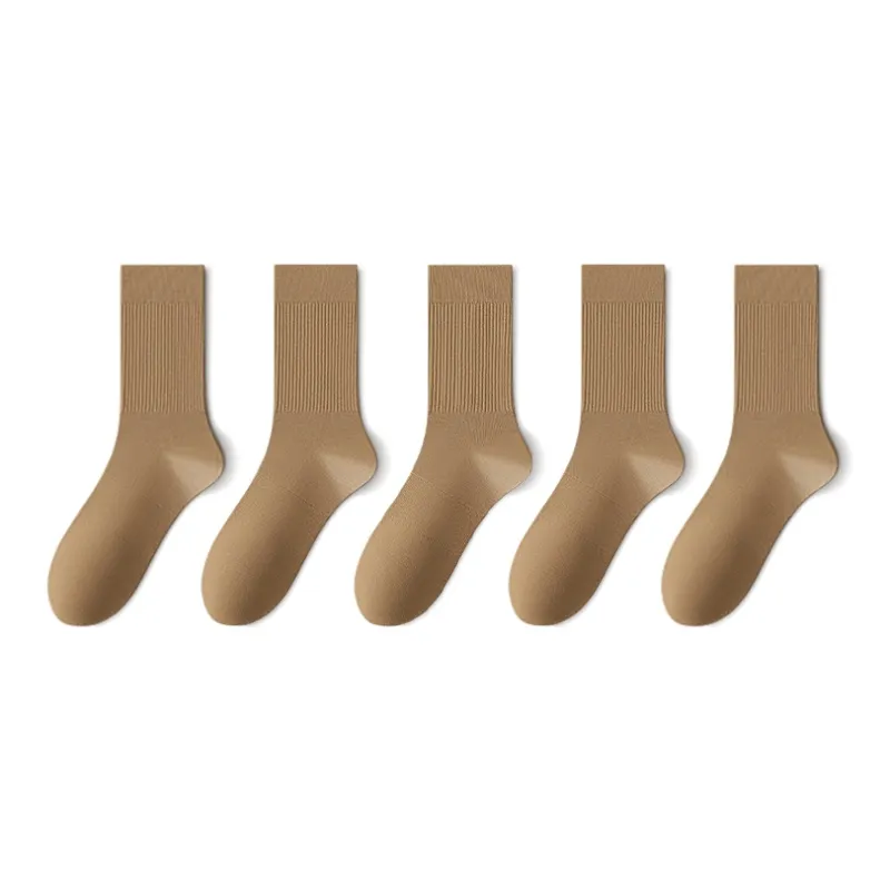 LUOLIAN Mid Calf Socks Women's 5 Pack-5