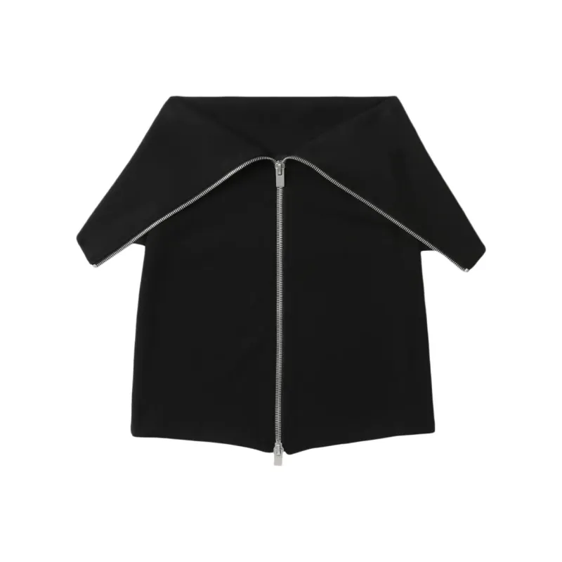 HELIOT EMIL Folded edge Mini Skirt-0