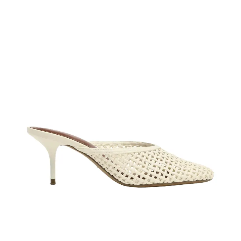 ZARA Abrasion Resistant Wrap toe Slippers Women's Ecru-1