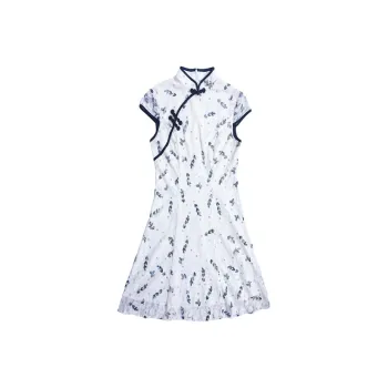 Mu Qingqing Short Sleeved Dress Women's