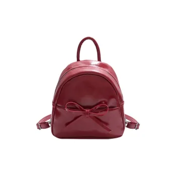 Juju Jimmy PU Backpack Women's Red