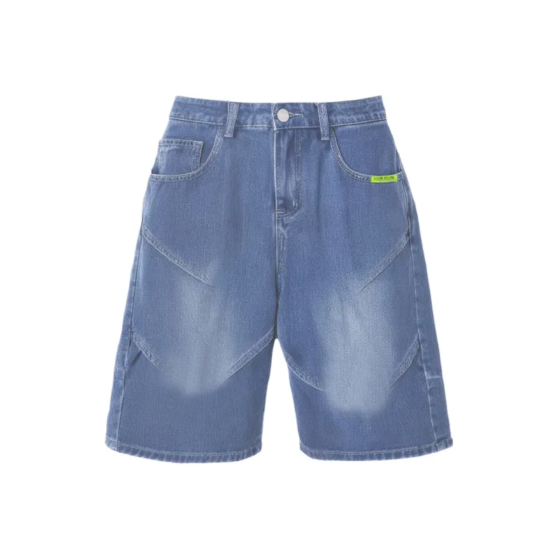 SAME FLOW Denim Shorts Unisex-5