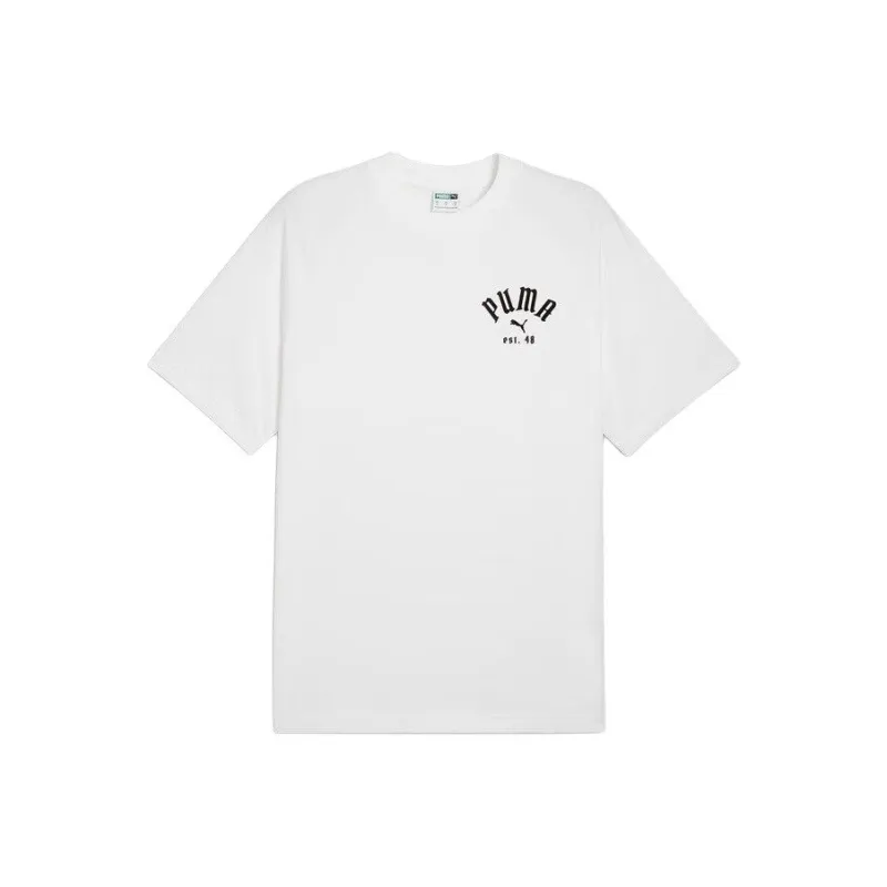 PUMA T Shirts Men White-0