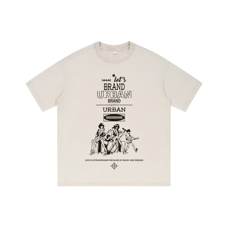 URBAN AUTHENTIC T Shirts Unisex-5