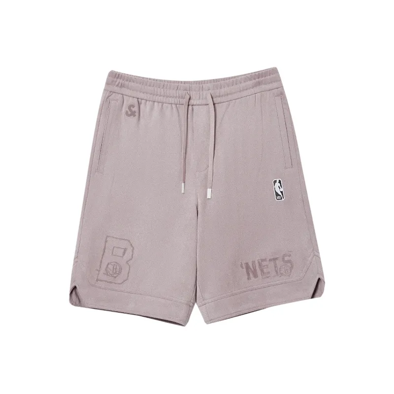 Nba X JACK&JONES Sports Shorts Men C15 Gray Pink-0