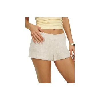 REFORMATION June Low Rise Linen Short Casual Shorts Women's
