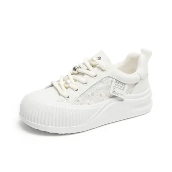O.L Low Top Casual Shoes Women's White