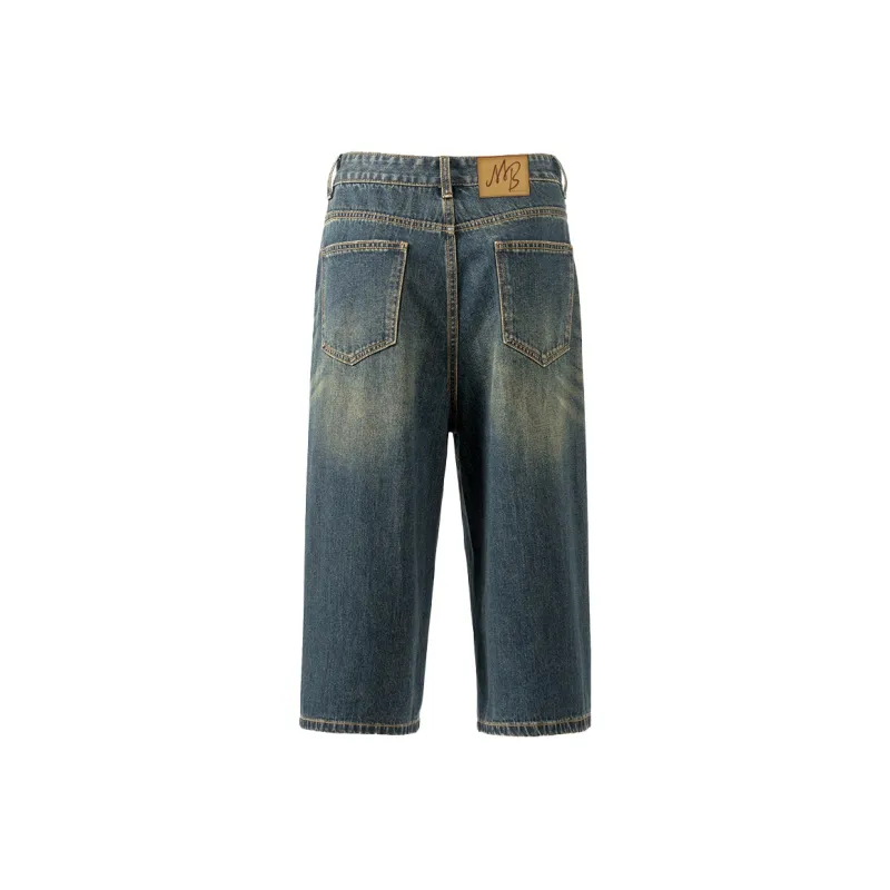 MindBridge Denim Shorts Unisex Deep Nostalgic-1