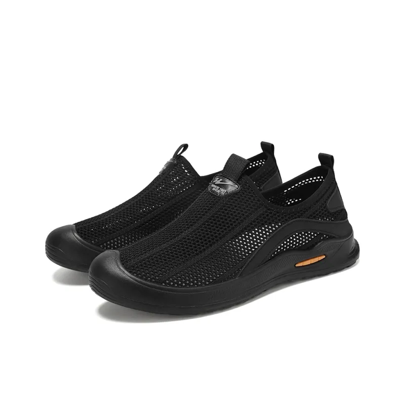 DOUBLE STAR 88 Flyknit Breathable And Lightweight Low Top Casual Shoes Men's-2