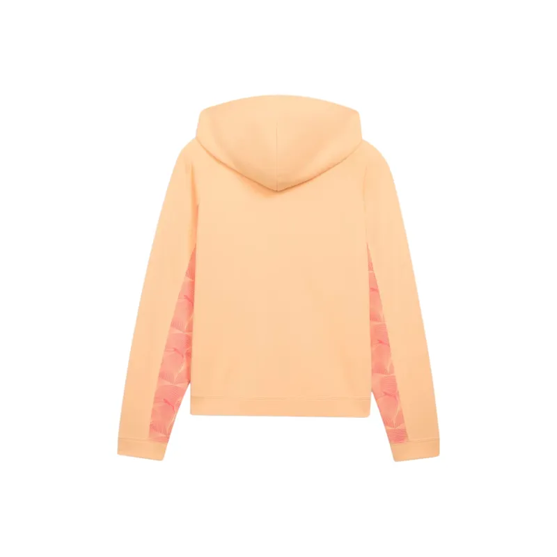 PUMA Chamarra Con Capucha Y Cremallera Completa Para Mujer Essentials Graphic-1