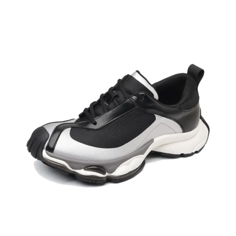 POPULAR ROUSE PR Mid Top Chunky Sneakers Men's-18