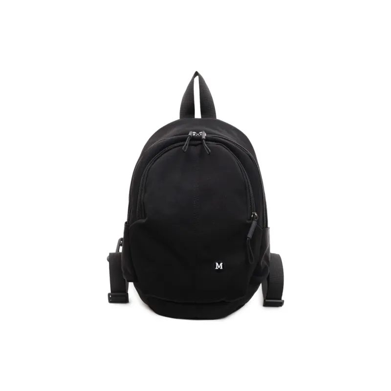 ZOGA Fabric Backpack Regular Unisex Ecru/Black/Burgundy/Green-10