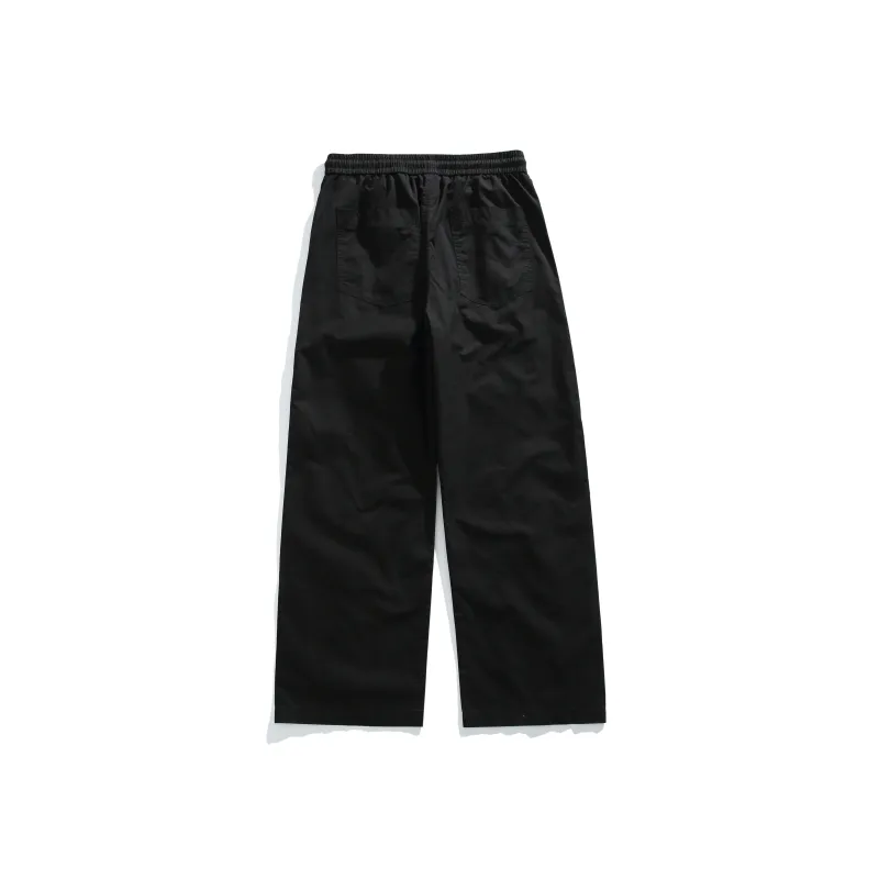 WOOD SOON Japanese Style Versatile Trendy Brand 100% Cotton Cargo Pants Unisex-3