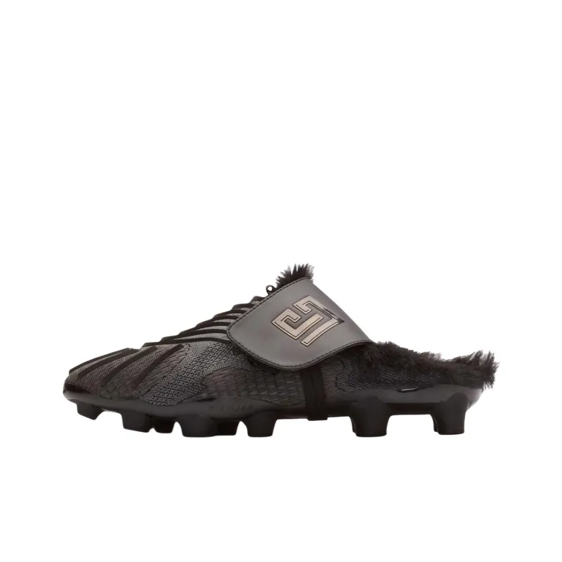 BALMAIN Abrasion Resistant Closed Toe Slippers Men's Black-0