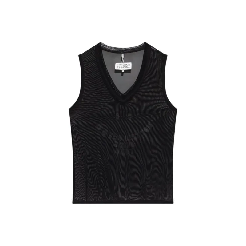 MM6 Maison Margiela Mesh Tank Top-0