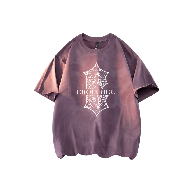 CHOUCHOUS Drop Shoulder Sleeve T Shirt Women's-8