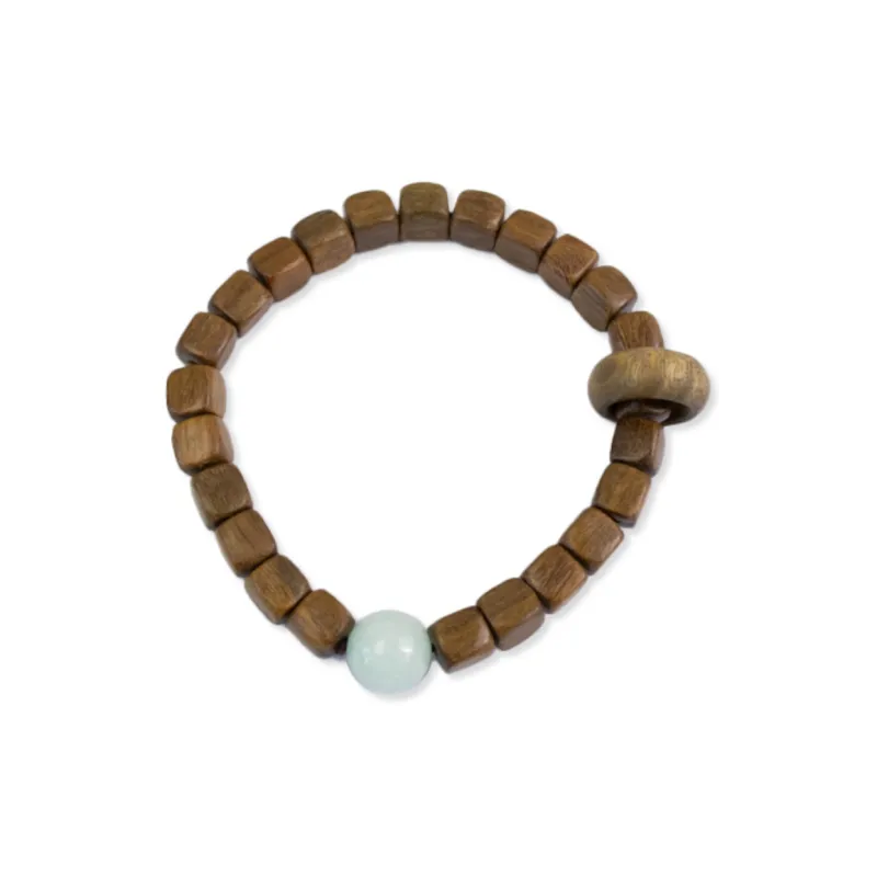 LIBEIDINGSHENG Green Sandalwood Break The Game, Focus On The Nobles, Lead The Way, And Cultivate Longevity Unisex-0