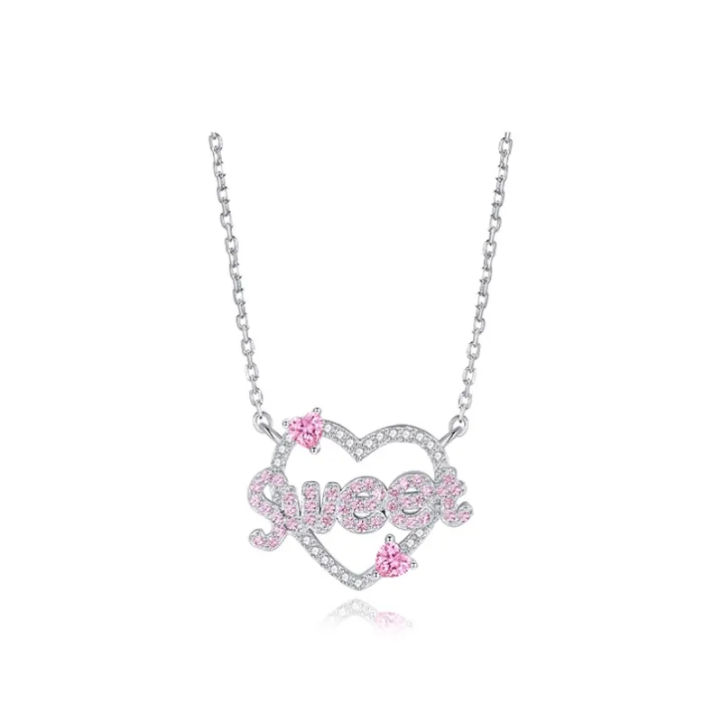 ALI THE FOX S925 Silver Necklaces Women's-0