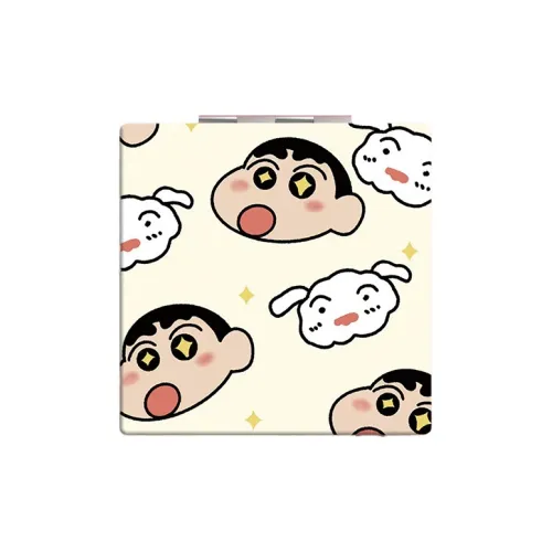 Gentle Welcome Crayon Shin Chan Pocket Mirror Folding Compact Mirror Portable Travel Make Up Mirrors