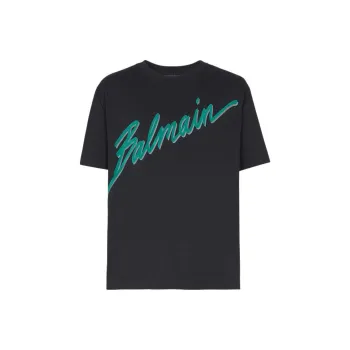 BALMAIN Logo print T shirt