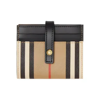 Burberry Cotton Card Holder Women's Beige