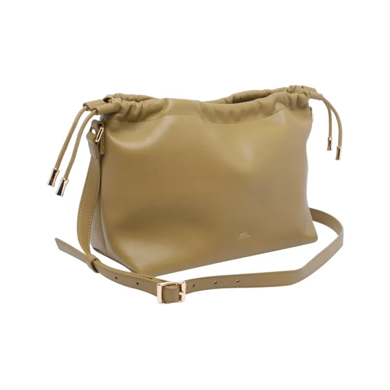 A.P.C Ninon Polyurethane Crossbody Bag, Shoulder Bag Women's Pistachios Green-1