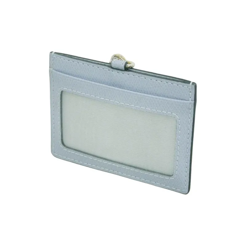 Furla Leather Card Holder Women's Blue-3