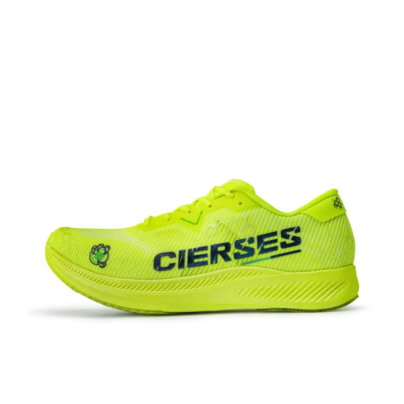 CIERSES Low Top Running Shoes Unisex Fluorescent Lime Green-0