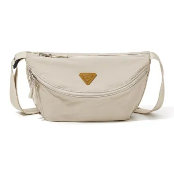 CinvaiKrose Fabric Shoulder Bag, Crossbody Bag, Canvas Bag Trumpets Women's Ecru/Black