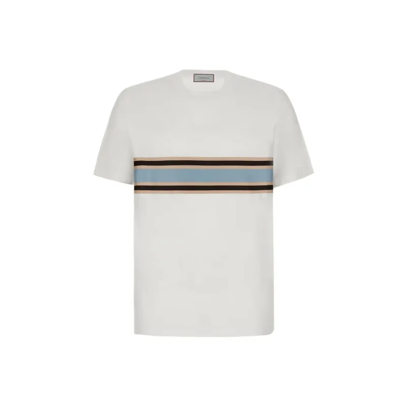 Canali T Shirts Men White-0