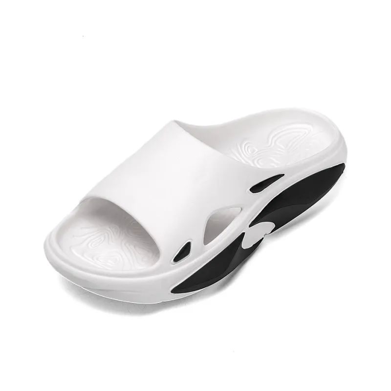 ROBINHOOD Quiet Slip Resistant Odor Resistant Abrasion Resistant Quick Dry Cushioning Slide Slippers Men's-1