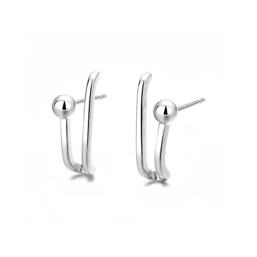 Universe Search S925 Silver Stud Earrings Unisex