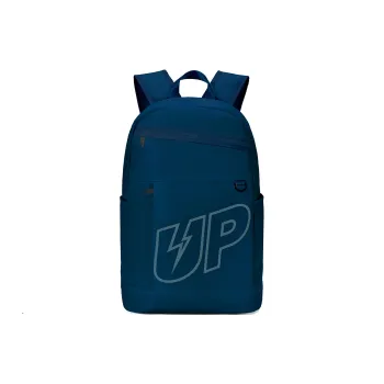 TURN UP Polyester Backpack Unisex Navy Blue