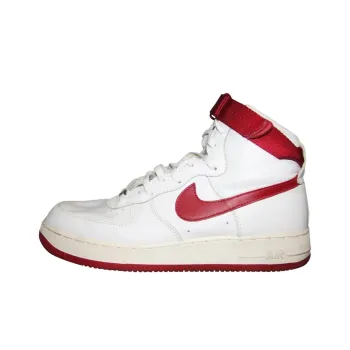 Nike Air Force 1 Anti Slip Wear Resistant High Top Skateboard Shoes Unisex White