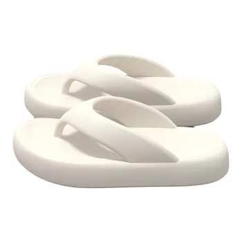 LUNNIFEIYA Flip Flops Summer Platform Squashy And Bouncy Feeling Slip Resistant Odor Resistant Soft Clip Foot Slippers