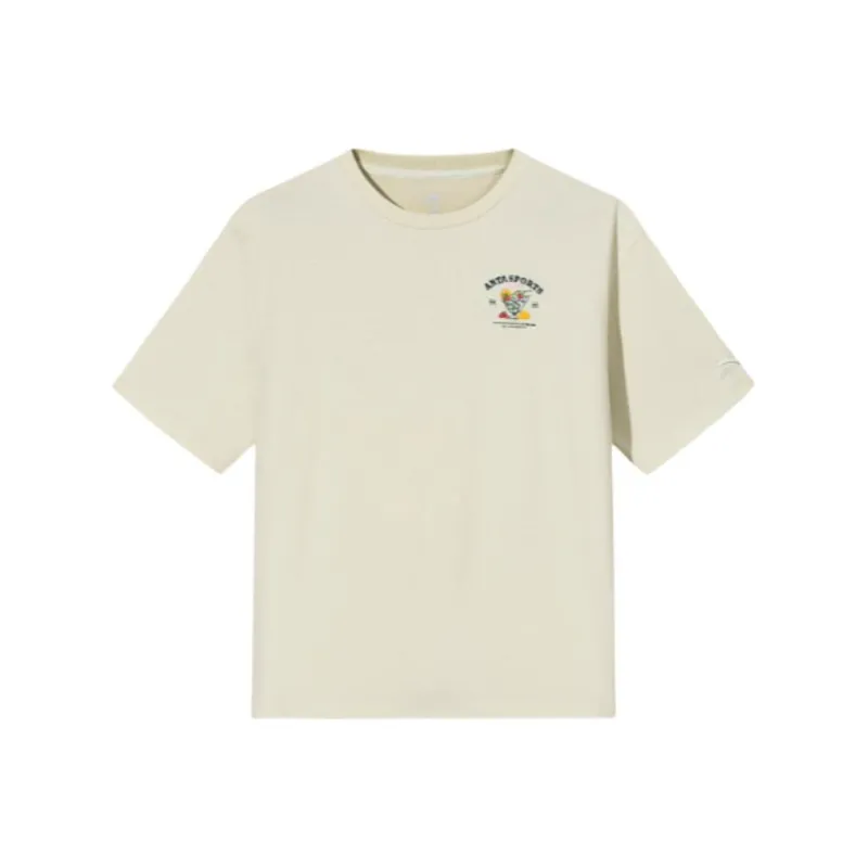Anta Life Collection T Shirt Women's Light Lemon Yellow-0