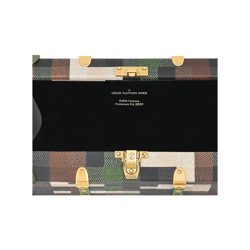 LOUIS VUITTON Wallet Trunk Damoflage Green Damoflage Damier-2