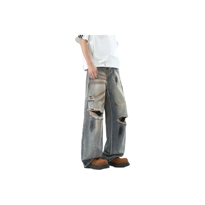 Dme Jeans Unisex Vintage Blue-0