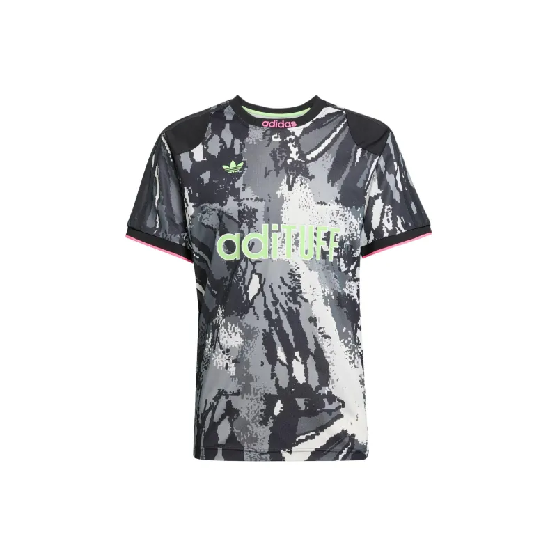 Adidas Originals Archive SS25 Soccer Jersey Men's Grey/Black/White/Green/Pink-0