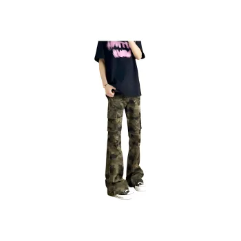 BENGEN Cargo Pants Unisex Camouflage