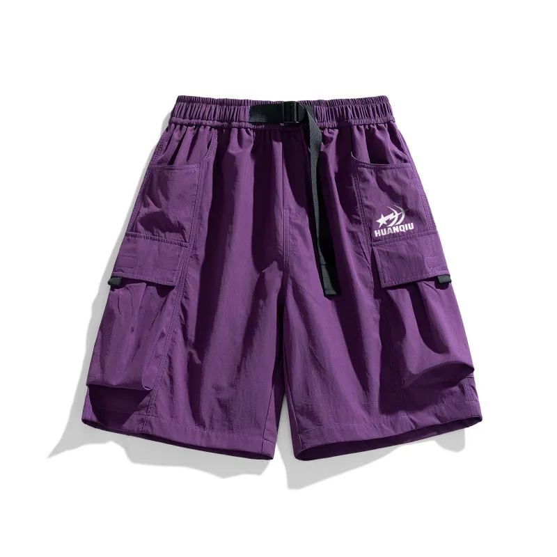 HUANQIU Cargo Shorts Unisex-25
