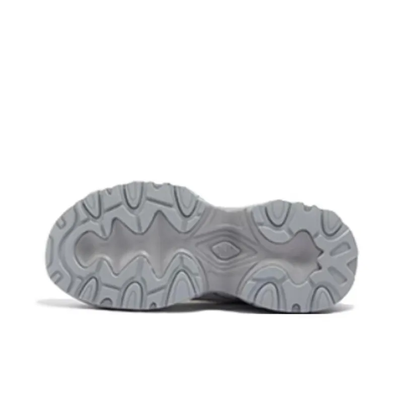 361° Abrasion Resistant Slip Resistant Low Top Chunky Sneakers Women's Gray-1