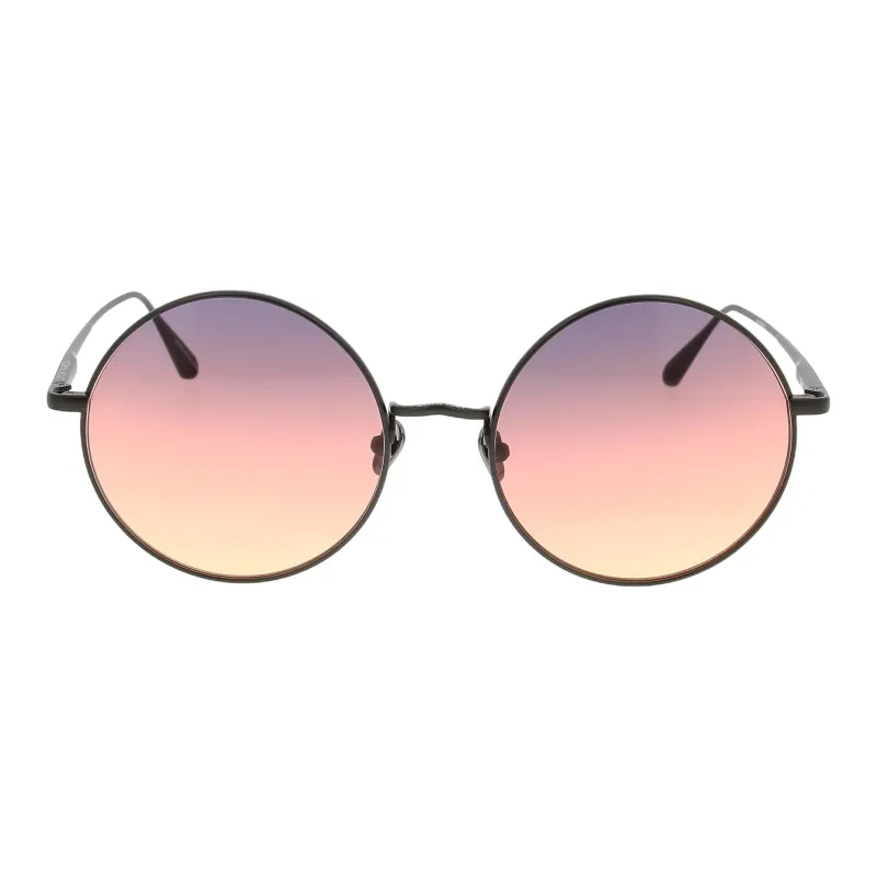 Linda Farrow Round Sunglasses Men's Black-1