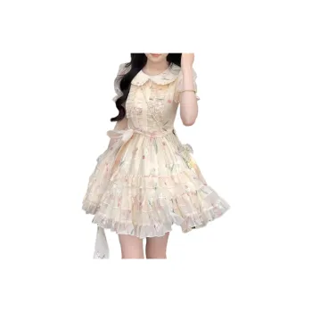 Mu Xiao Xin Short Sleeved Dress Women's